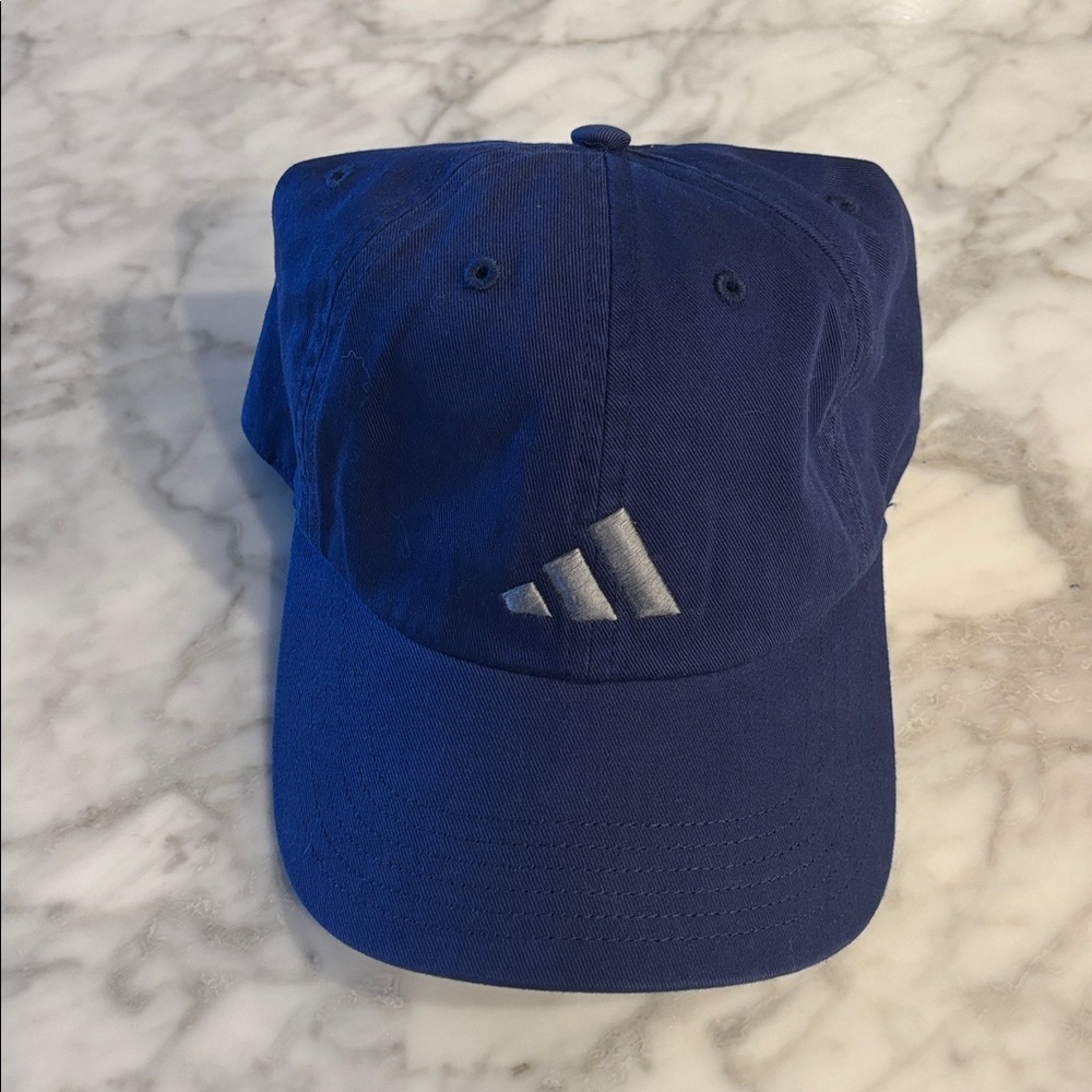 Adidas Navy Cap with Silver Logo